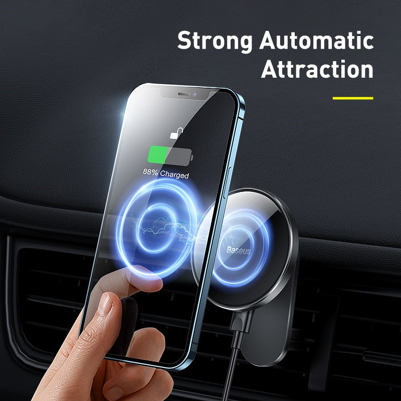 Magnetic Car Phone Holder Wireless Charger