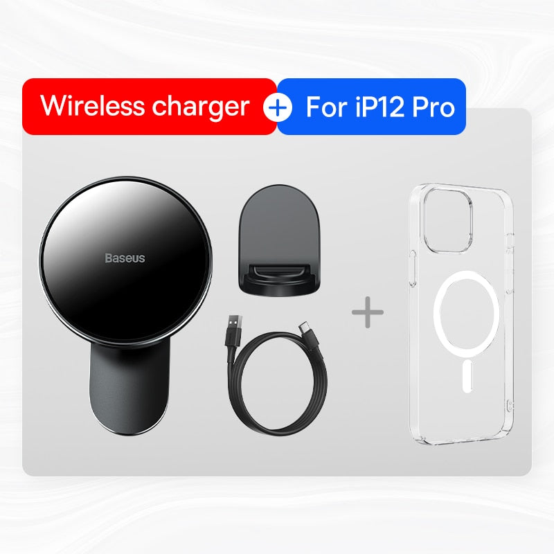 Magnetic Car Phone Holder Wireless Charger