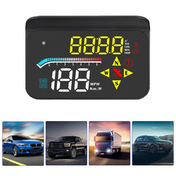 Windshield Speedometer Security Alarm Projector