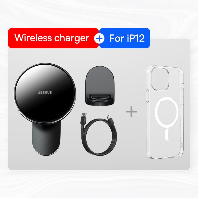 Magnetic Car Phone Holder Wireless Charger